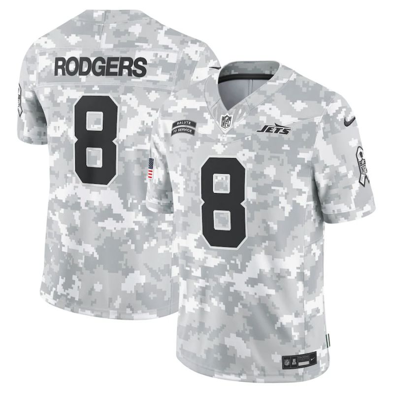 Men New York Jets #8 Rodgers Nike Arctic Camo 2024 Salute to Service Limited NFL Jersey->indianapolis colts->NFL Jersey